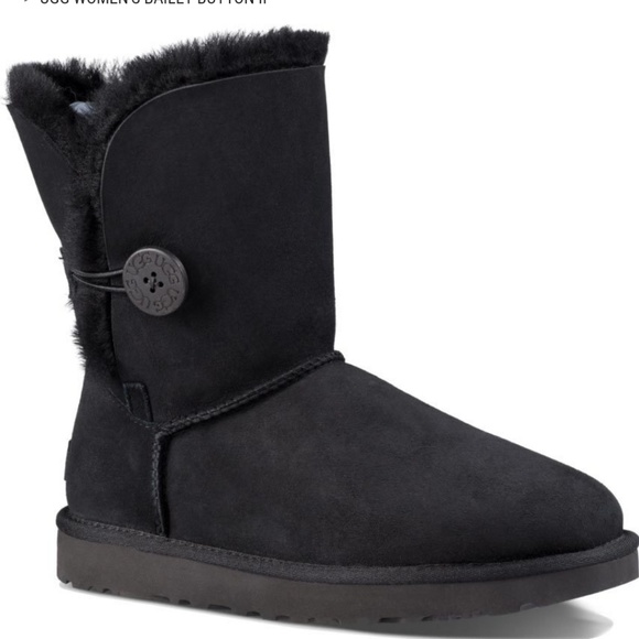 UGG Shoes - UGG BAILEY BUTTON BOOTS Black 9
